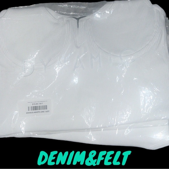 Dynamic White Contour Rib Tank Bodysuit | NEW/NWT!!🌸🌸 - Picture 4 of 4